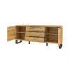 Komoda Halle 200 cm w optyce dąb wotan