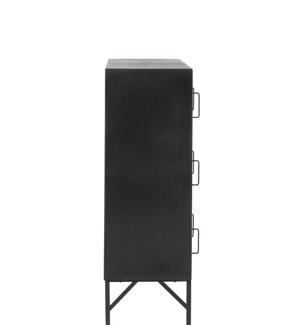Komoda HULK 86 cm czarna