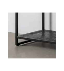 Komoda INDUSTRIAL 100 cm naturalny czarny