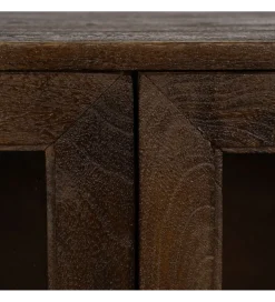 Komoda KOST 80 cm drewno mango brązowy