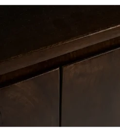 Komoda KURT 120 cm drewno mango ciemny brąz
