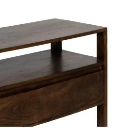Komoda KURT 97 cm drewno mango ciemny brąz