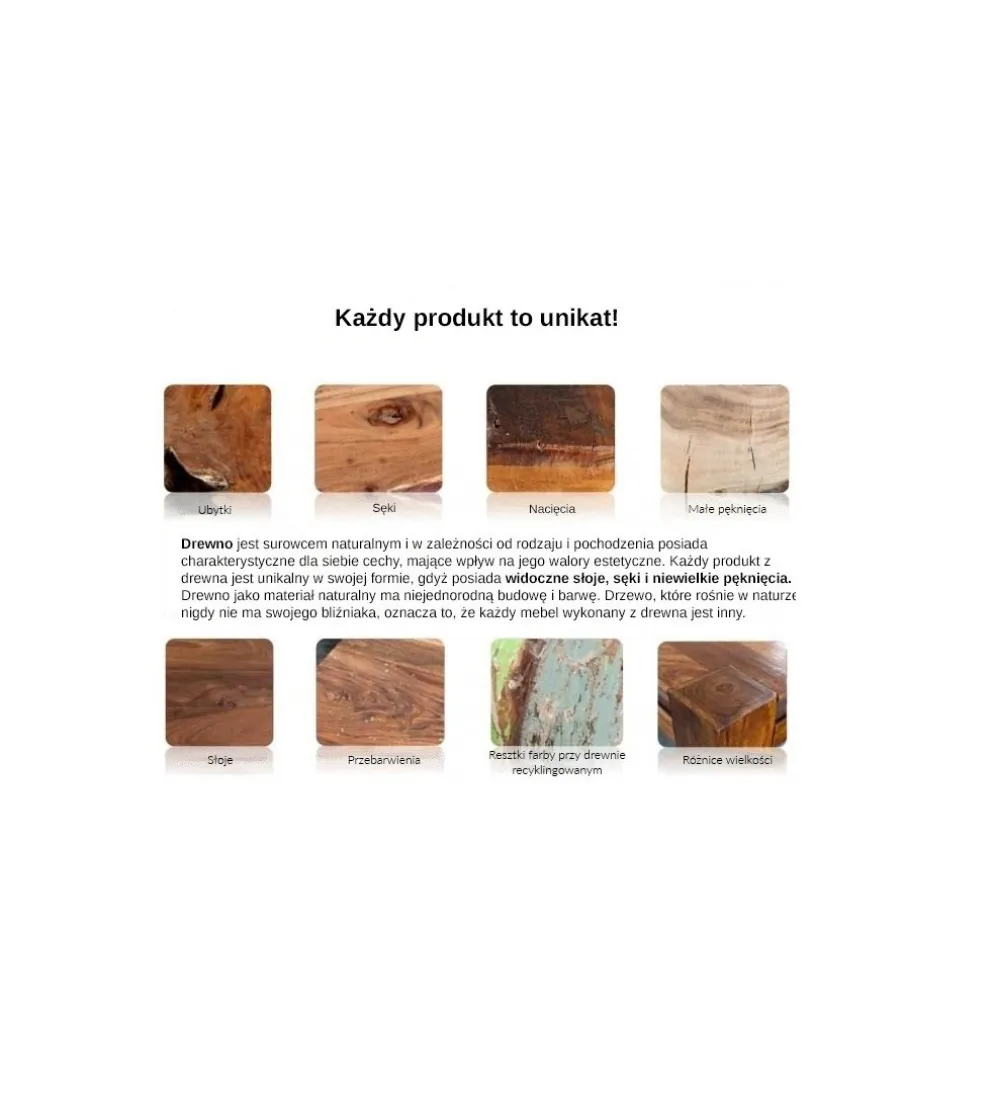 Komoda Lagos 120 cm drewno sheesham