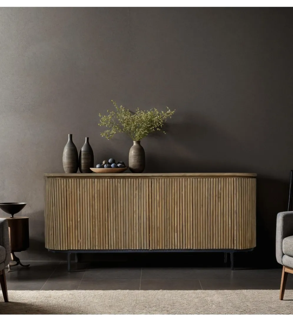 Komoda LUSAN 180 cm drewno teak