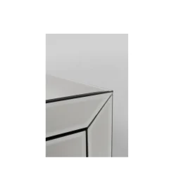 Komoda lustrzana Luxury 140 cm transparentna