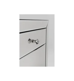 Komoda lustrzana Luxury 140 cm transparentna