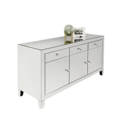 Komoda lustrzana Luxury 140 cm transparentna