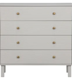 Komoda MADU 91 cm drewno sosna szara