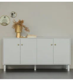 Komoda MADU 160 cm drewno sosna szara