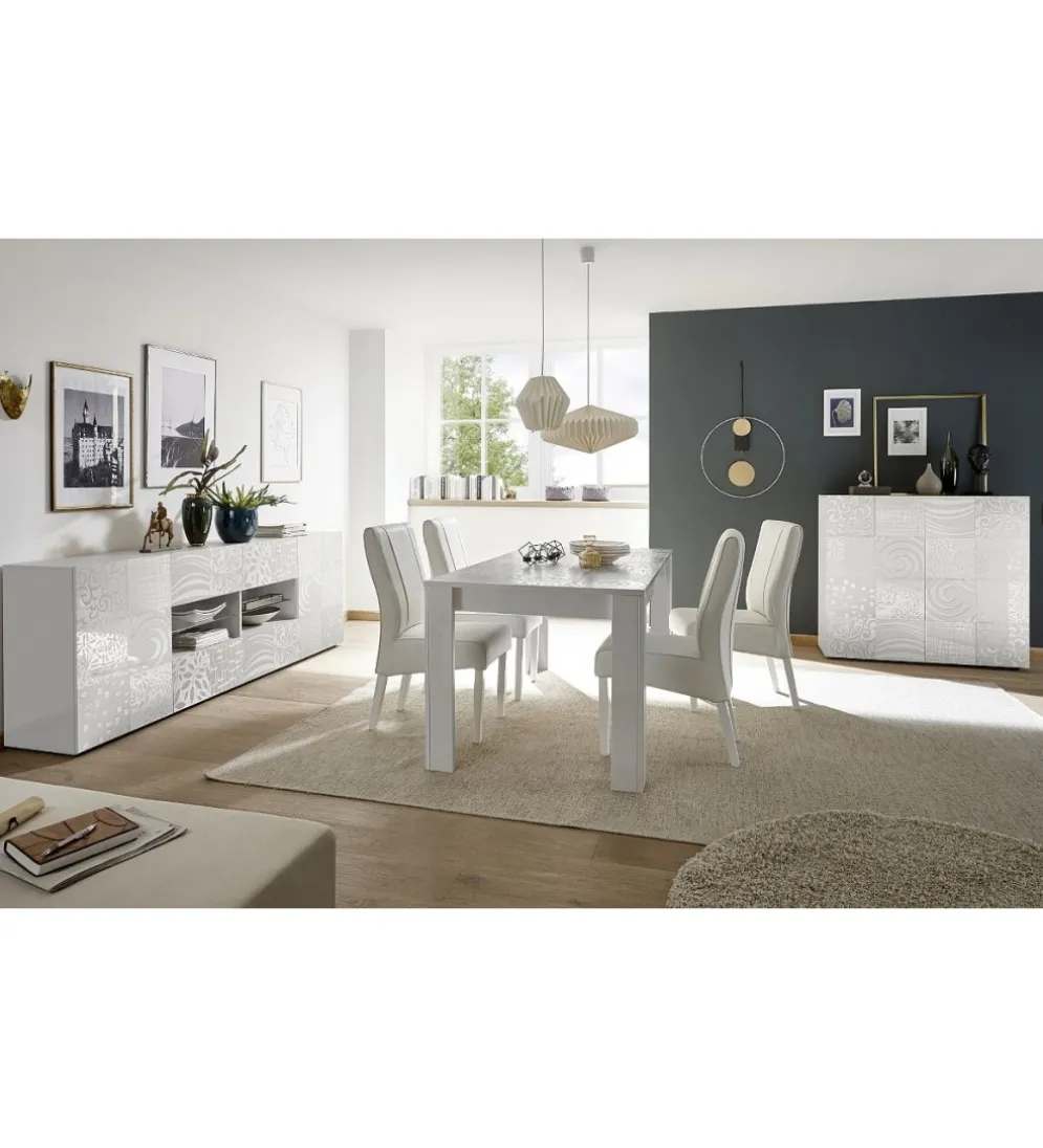 Komoda MIRO 120 cm biała