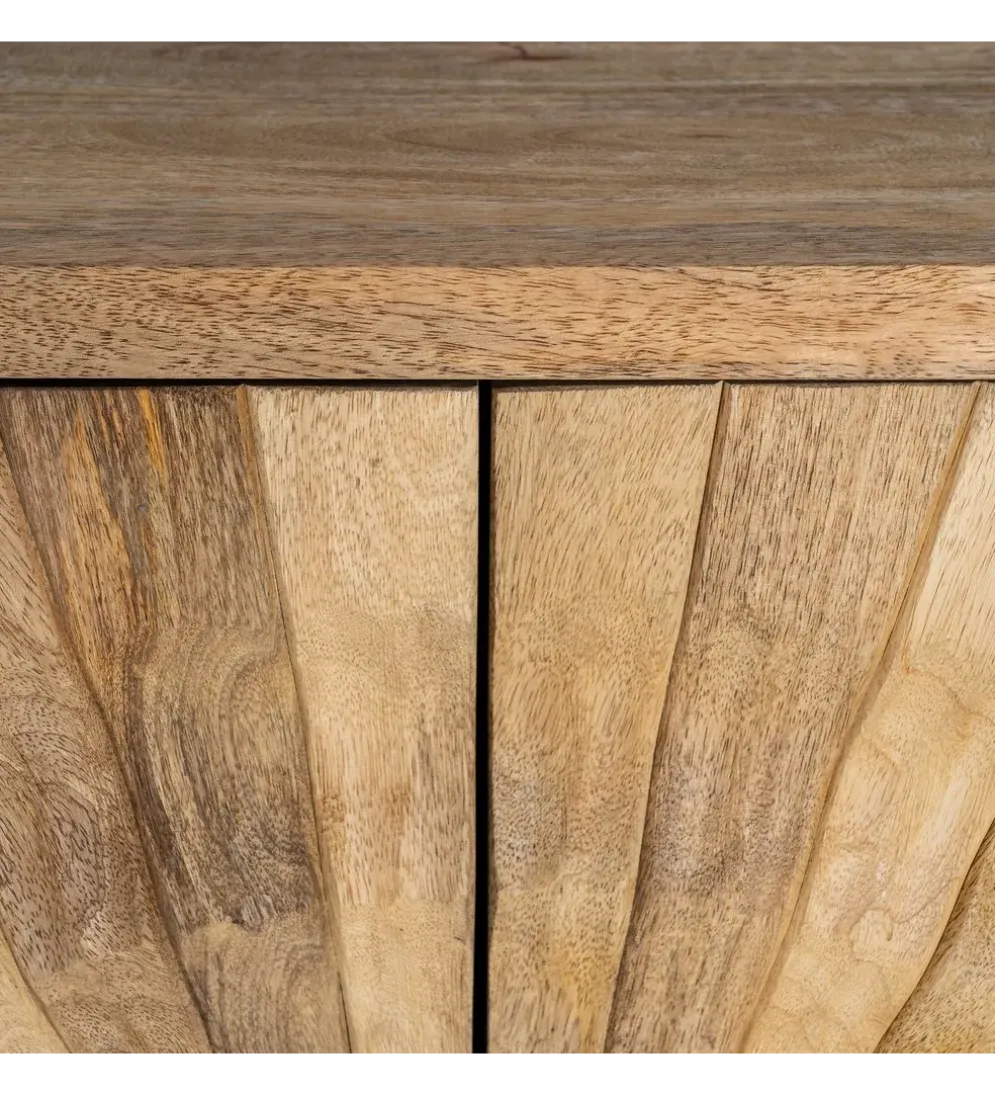 Komoda PESAMIZ 110 cm drewno mango