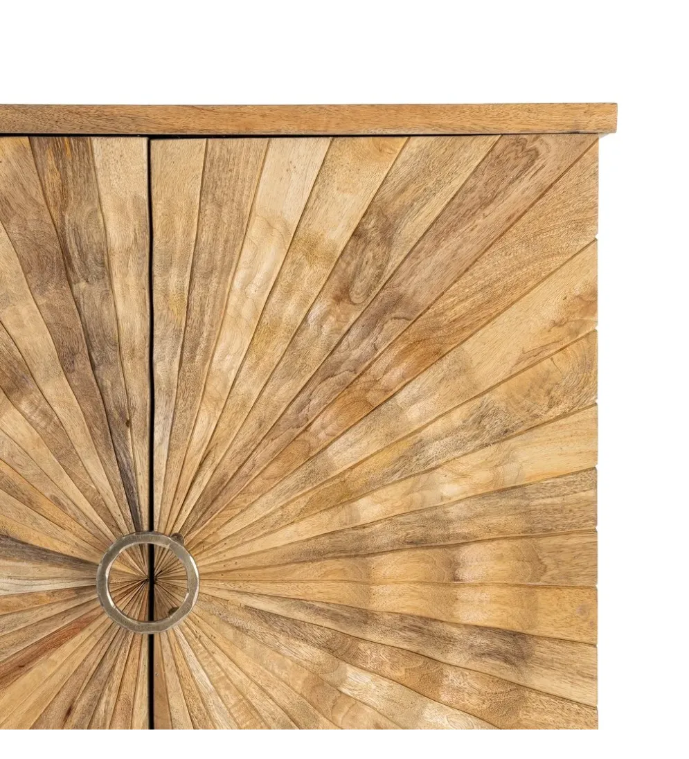 Komoda PESAMIZ 110 cm drewno mango