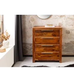 Komoda PURE 100 cm drewno sheesham