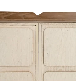 Komoda RESEME 180 cm naturalny biały