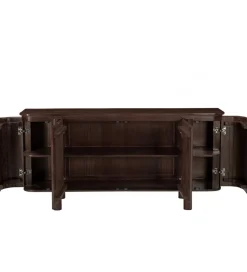 Komoda SALANO 170 cm drewno mango brązowa