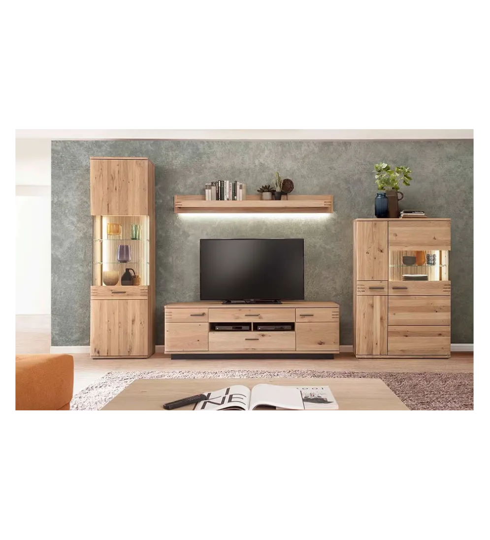 Komoda SALVADOR 150 cm w optyce dębu naturalny