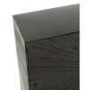 Komoda Shanil 120 cm drewno czarna