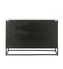 Komoda Shanil 120 cm drewno czarna
