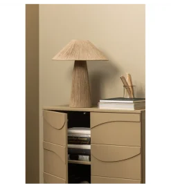 Komoda TEO 116 cm drewno sosny mud