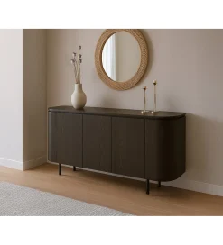 Komoda Tobago 170 cm czarny