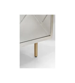 Komoda TRIANGLE 180 cm srebrna