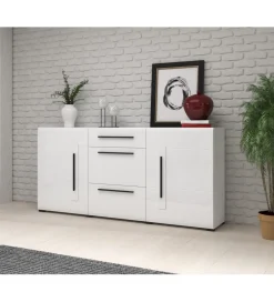 Komoda TULSA 180 cm biała