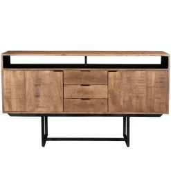 Komoda VALDEREZ 150 cm drewno mango