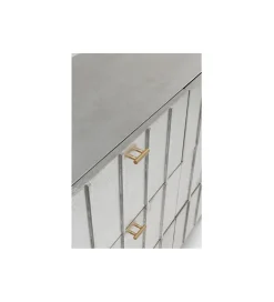 Komoda VENICE LIVE 106 cm srebrna