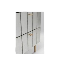 Komoda VENICE LIVE 106 cm srebrna