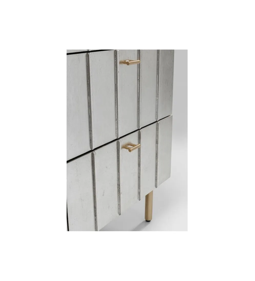 Komoda VENICE LIVE 106 cm srebrna