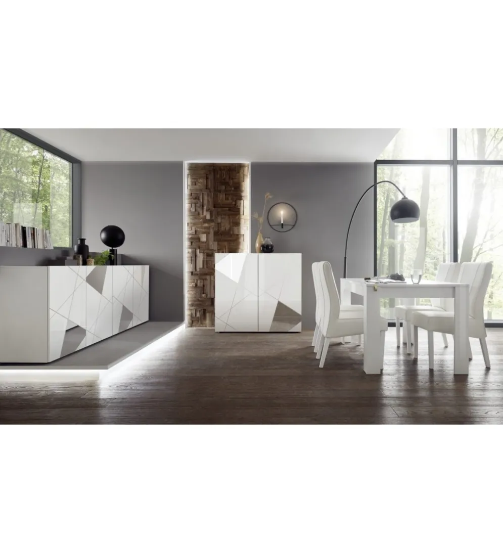 Komoda VITTORIA 181 cm biała