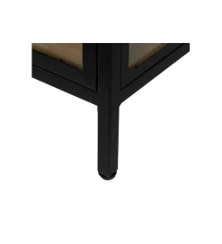 Komoda Witryna NEGRO 150 cm czarna