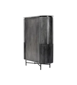 Komoda wysoka GLENN 100 cm antracytowa