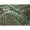 Komoda wysoka HYDRUS Snake 100 cm drewno mango turkusowa Ciemna