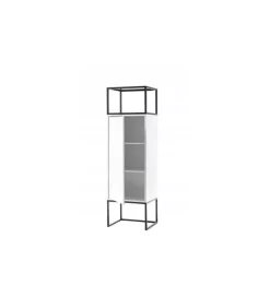 Komoda wysoka LILLE 50 cm biała