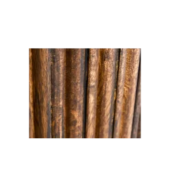 Komoda wysoka NAGOJA 80 cm drewno mango brąz
