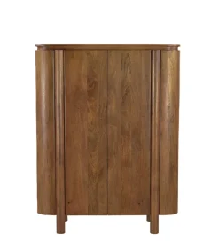 Komoda wysoka SALANO 150 cm drewno mango naturalna