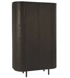 Komoda wysoka TOBAGO 180 cm czarna