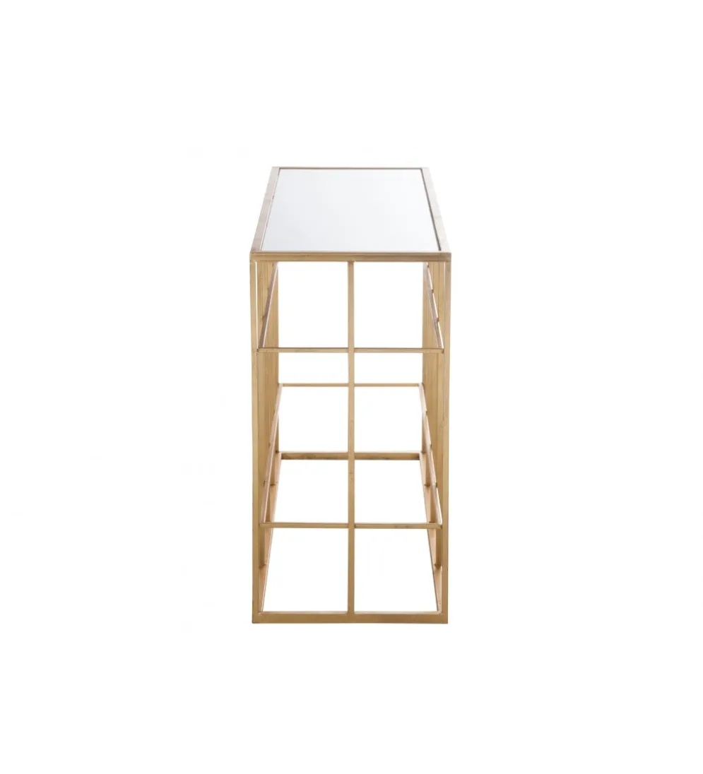 Konsola Bars 120 cm złota