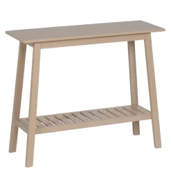 Konsola BATAN 90 cm drewno sosna kremowy