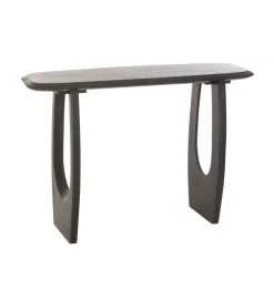 Konsola CAVE 120 cm drewno mango czarna