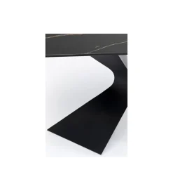 Konsola GLOYRIA 140 cm w optyce czarnego marmuru