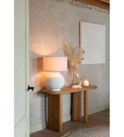 Konsola LEMONE 150 cm drewno teak naturalne