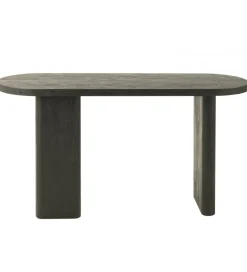 Konsola LEMONE 150 cm drewno teak czarna