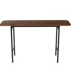Konsola NEO 140 cm drewno kauczuk brązowa
