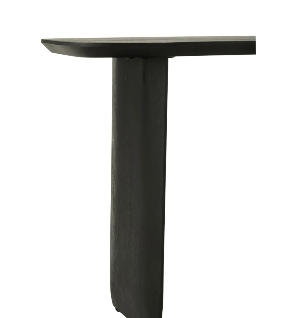 Konsola RETO 130 cm drewno akacja czarna