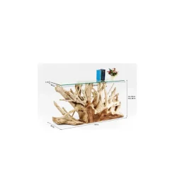 Konsola ROOTS 150 cm drewno teak naturalna