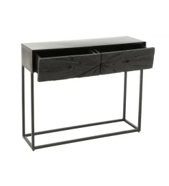 Konsola SHANIL 100 cm drewno czarna