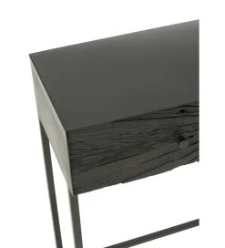 Konsola SHANIL 100 cm drewno czarna