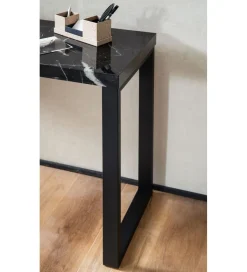 Konsola TOMLA 120 cm w optyce czarnego marmuru